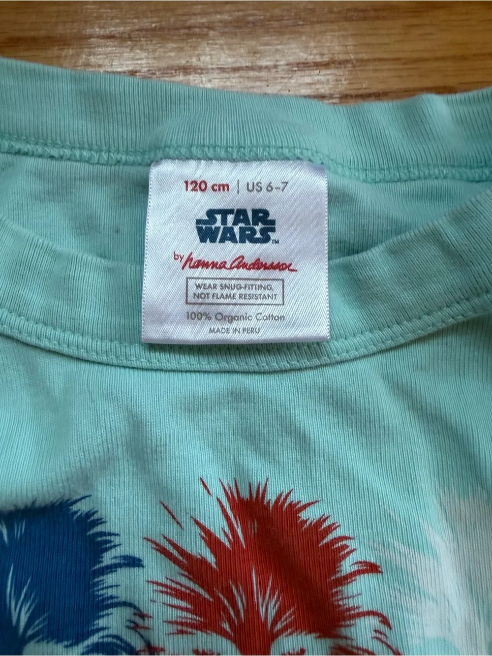 Hanna Andersson x Star Wars Chewbacca pajama set size 6-7